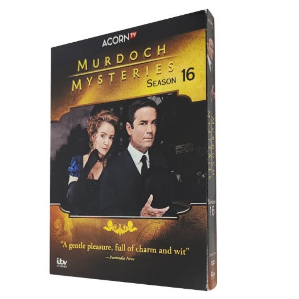 Murdoch Mysteries: The Complete season 16 DVD Box Set Brand New & Sealed